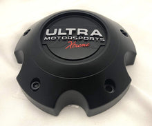 Load image into Gallery viewer, Ultra 5 Lug Matte Black Wheel Center Cap (Qty 1) p/n # 89-9750SBX with Bolts