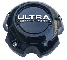 Load image into Gallery viewer, Ultra Motorsports Gloss Black 5 LUG Wheel Center Cap QTY 1 Pn: 89-9756 WITH BOLTS
