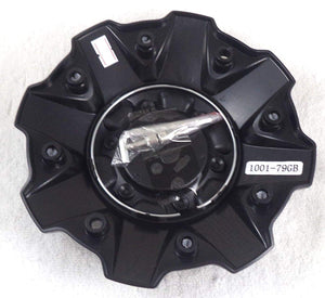 Fuel Gloss Black Wheel Center Cap is ONE (1) 1001-79GB