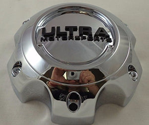 Ultra Motorsports chrome Custom Wheel Center Cap 6 LUG Set of 1 Pn: 89-9765