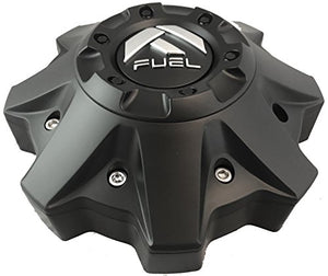 Fuel Matte Black Wheel Center Cap (1) 1002-49, M-447, 1002-53B-1