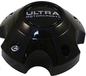 Ultra Motorsports Matte Black Wheel Center Cap Set of 1 Pn: 89-9755
