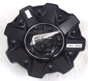 Fuel Gloss Black Wheel Center Cap Set of Four (4) 1001-79GB