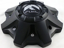 Load image into Gallery viewer, Fuel Matte Black Chrome Rivets Custom Wheel Center Caps Set of Two (2) 1002-53B M-447 8-Lug
