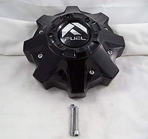 Fuel Gloss Black Wheel Center Cap (1) 1002-49B, M-447, 1002-53B-1