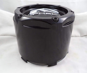 Fuel Gloss Black Rivets Custom Wheel Center Caps Set of Four (4) 1003-50B