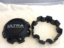 Load image into Gallery viewer, Ultra Motorsports Matte Black Custom Wheel Center Cap Set of 4 Pn: 89-9780