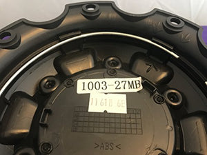 Fuel Matte Black Wheel Center Caps Set of One (1) 1003-27MB