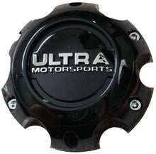 Load image into Gallery viewer, Ultra Motorsports 6 Lug Gloss Black Wheel Center Cap (Qty 1) Pn: 89-9765BK