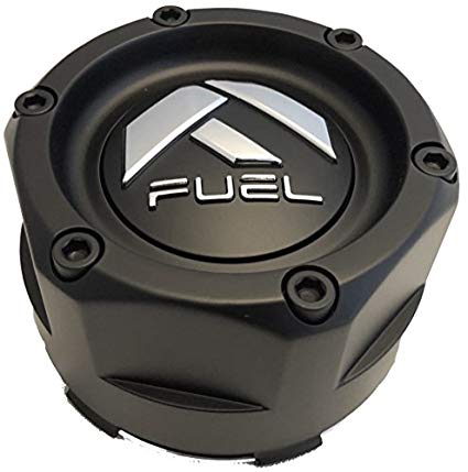 Fuel Wheels Matte Black Center Cap Set of TWO (2) # 1003-45MB
