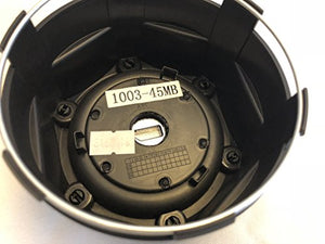 Fuel Wheels Matte Black Center Cap Set of TWO (2) # 1003-45MB