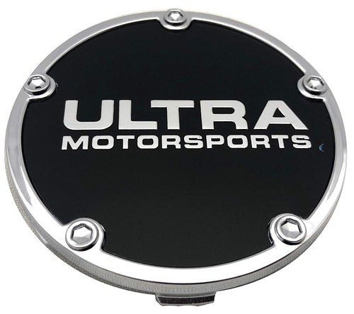 Ultra Motorsports Black Wheel Center Cap Set of 4 Pn: 89-9004SB