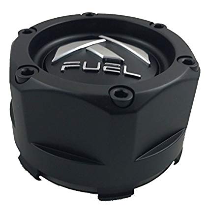 Fuel Matte Black Custom Wheel Center Cap (QTY 2) 1003-48b