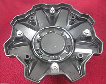 Load image into Gallery viewer, Fuel Gloss Black Black Rivets Custom Wheel Center Caps Set of Two (2) 1002-53B M-447 8-Lug