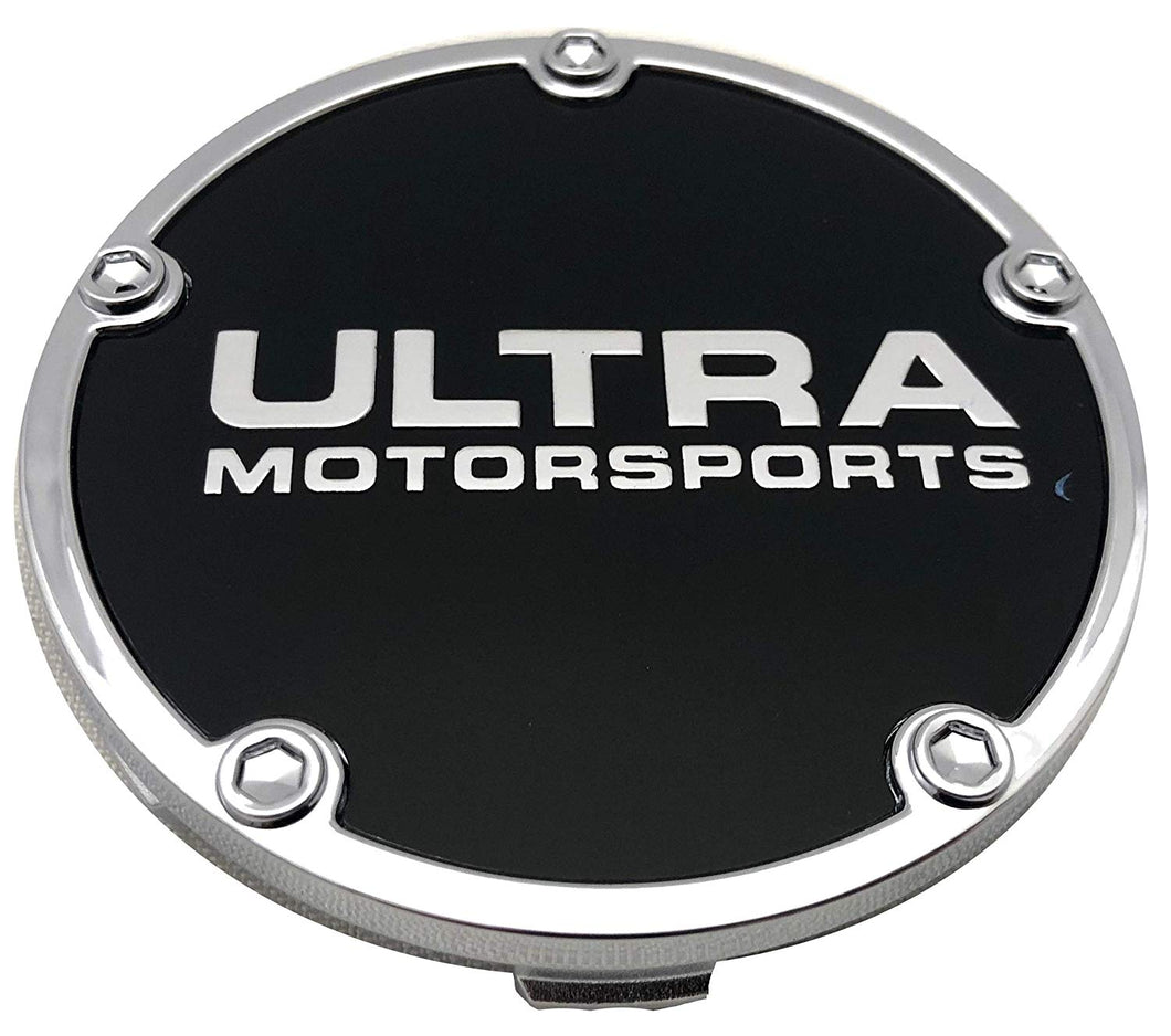 Ultra Motorsports Black Wheel Center Cap Qty 1 Pn: 89-9004SB